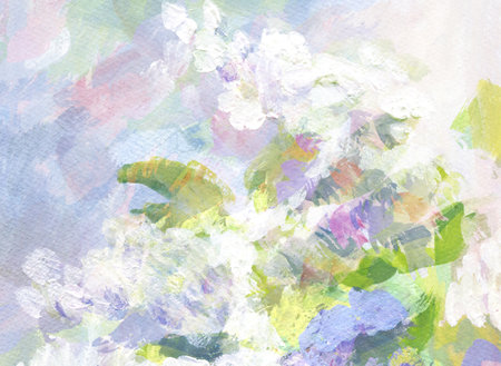 Expression of a blooming garden. Abstract background for designの写真素材