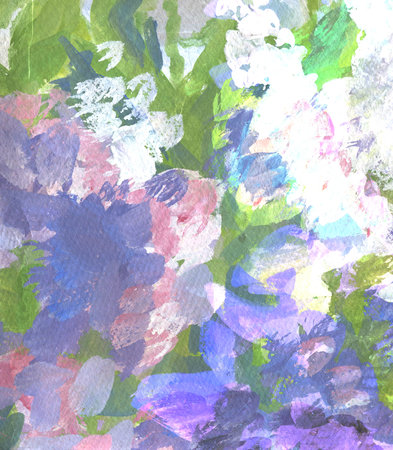 Expression of a blooming garden. Abstract background for designの写真素材