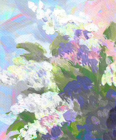 Expression of a blooming garden. Abstract background for designの写真素材