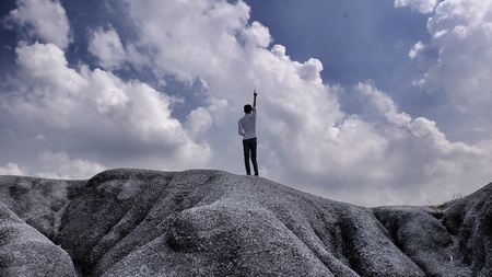 Will go out to the horizon.の写真素材