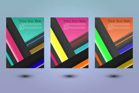 Set of abstract template designのイラスト素材