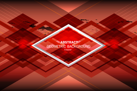 copper geometric backgroundのイラスト素材