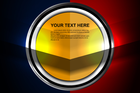 background geometric and circle gold, Vector Illustrationのイラスト素材