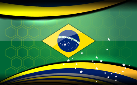 brazil backgrounds design, vector illustrationのイラスト素材