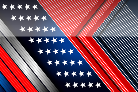 american backgrounds design template, vector illustrationのイラスト素材