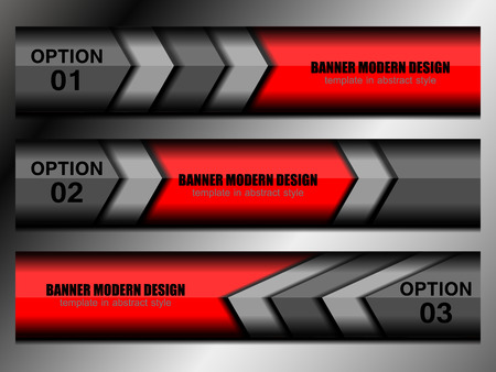 Banners Template Design for web, vector illustrationのイラスト素材