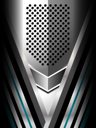 abstract metal texture backgrounds, Vector Illustrationのイラスト素材