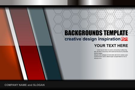 Business Geometric Abstract Backgrounds, vector illustrationのイラスト素材