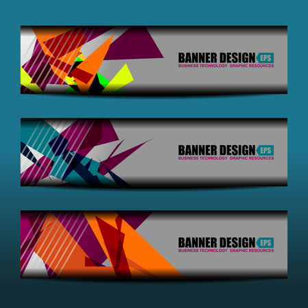 Business Banners Background Design, vector illustrationのイラスト素材