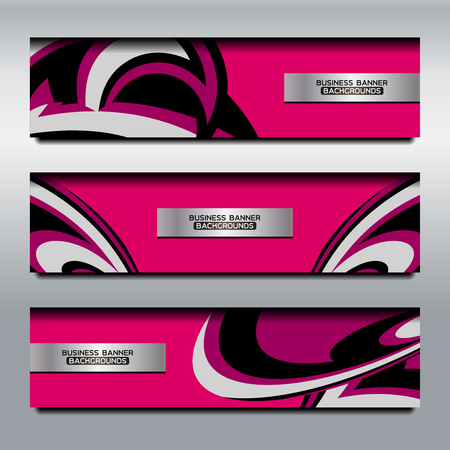 Business Banners Background Design, vector illustrationのイラスト素材