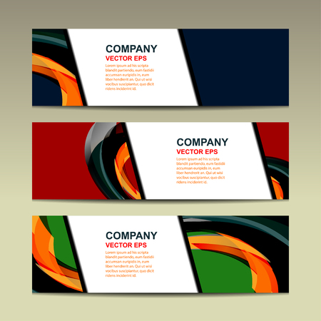Business Banners Template Design, vector illustrationのイラスト素材