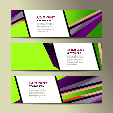 Business Banners Template Design, vector illustrationのイラスト素材