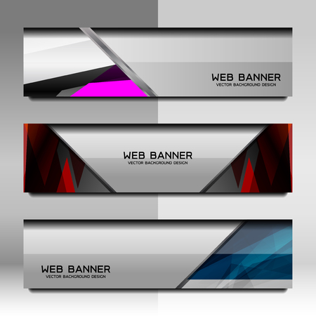 Business Banners Template Design, vector illustrationのイラスト素材