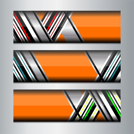 Business Banners Template Design, vector illustrationのイラスト素材