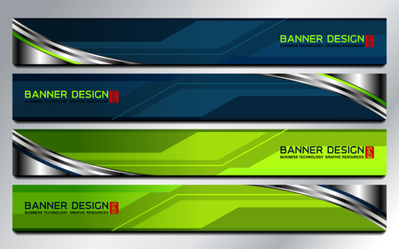 Business Banners Template Design, vector illustrationのイラスト素材