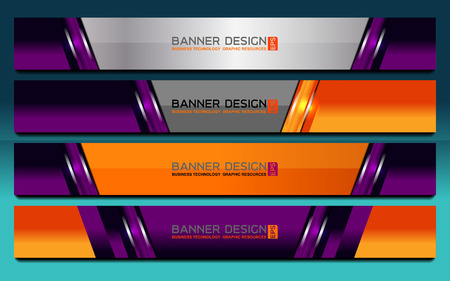 Business Banners Template Design, vector illustrationのイラスト素材