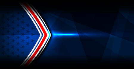 american flag color backgrounds, vector illustrationのイラスト素材