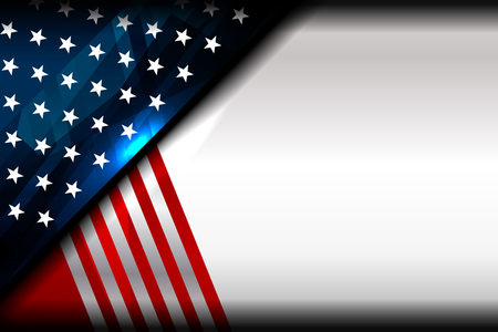american flag color backgrounds, vector illustrationのイラスト素材