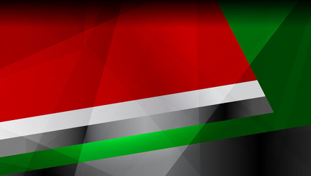 United Arab Emirates Flag Color Backgrounds, vector illustrationのイラスト素材