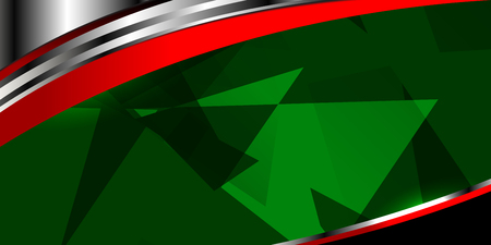 United Arab Emirates Flag Color Backgrounds, vector illustrationのイラスト素材