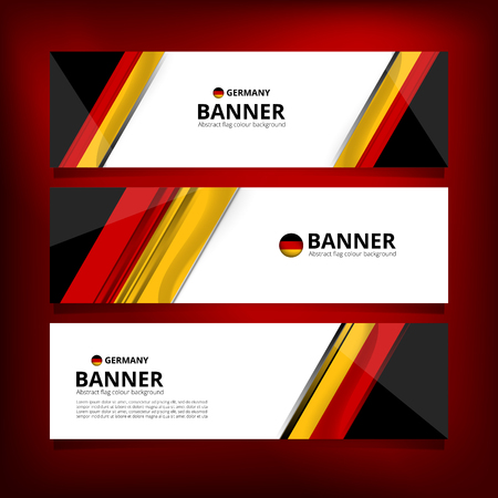 Germany flag concept background for Independence Day and other events, Vector illustrationのイラスト素材
