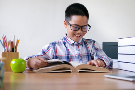 Back to school! Education and learning concept.  Kid is learning in class.の写真素材