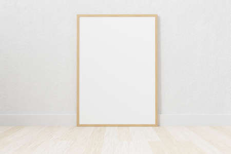 Mockup blank photo frame for your design. 3D rendered.