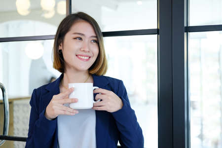 Portrait of beautiful and smart.の写真素材