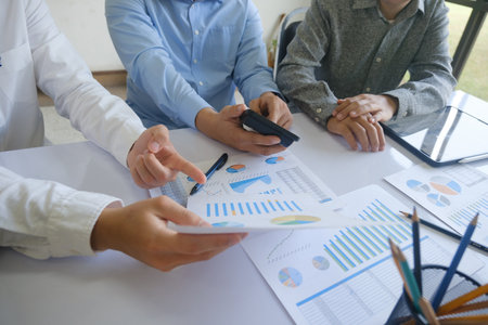 Business Corporate Management Planning Team Conceptの写真素材