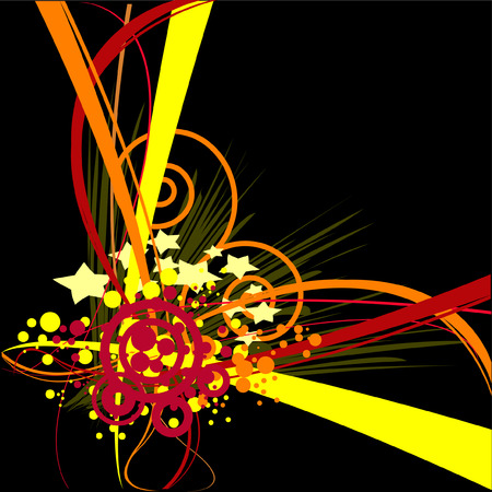 background isolated on blackのイラスト素材