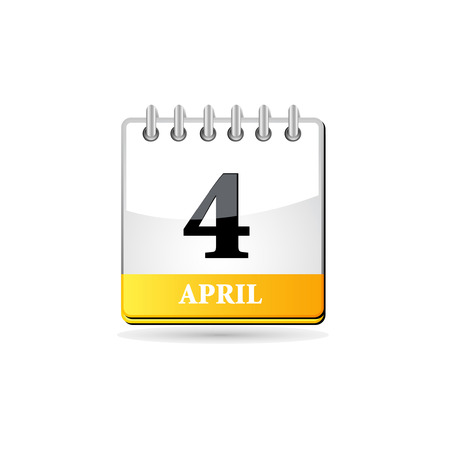 Easter calendarのイラスト素材