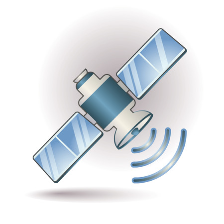 Satellite iconのイラスト素材