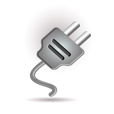 Plug in iconのイラスト素材