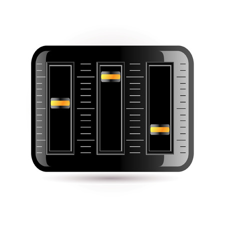 equalizer iconのイラスト素材