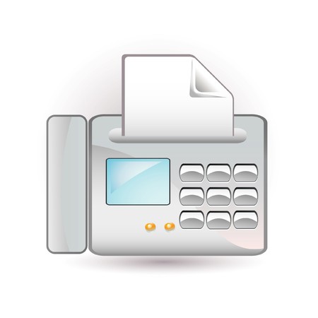 fax iconのイラスト素材
