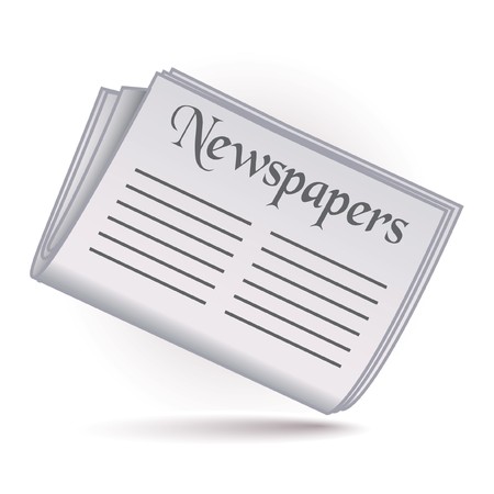 Newspapers iconのイラスト素材