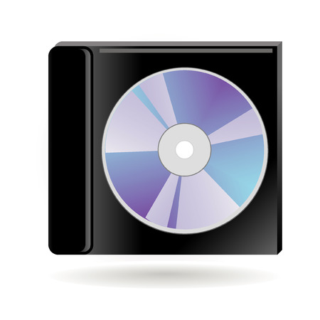 cd in a boxのイラスト素材