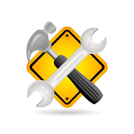 tool and signのイラスト素材