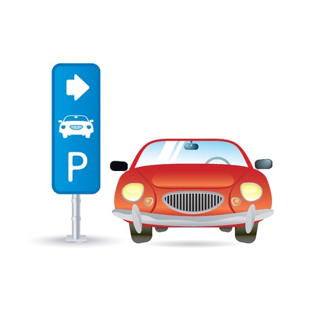 parking iconのイラスト素材