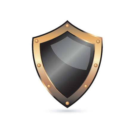 golden shieldのイラスト素材