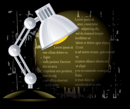 background with lampのイラスト素材