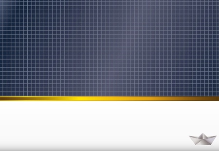 background with paper boatのイラスト素材