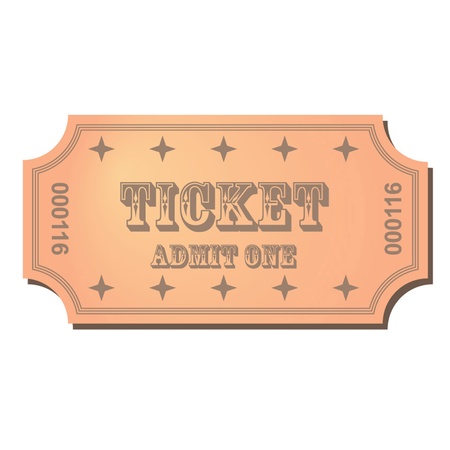 ticketのイラスト素材