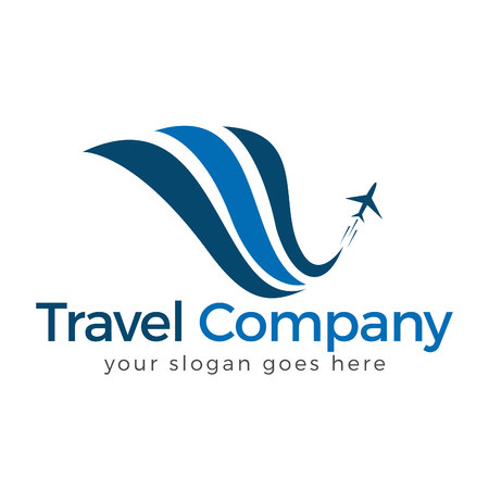 Travel vector icon design. Travel agency adventure creative sign.のイラスト素材