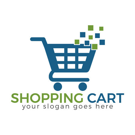 Shopping cart vector icon design.のイラスト素材