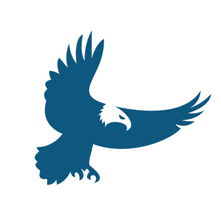 Eagle bird Logo abstract design vector business template.のイラスト素材