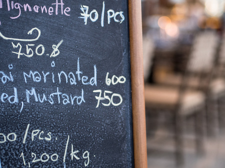 Menu Boardの写真素材