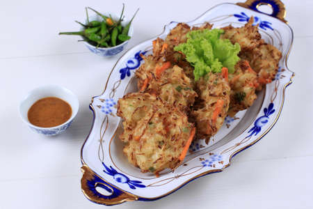 Popular Takjil for Breaking the Fast in Indonesia, Bala-Bala or Vegetable Fritters, Made from Flour...