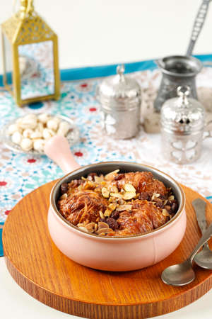 Um Ali or Om Ali, Which Means the Mother of Ali. It is a Traditional Eastern Dessert Made From...