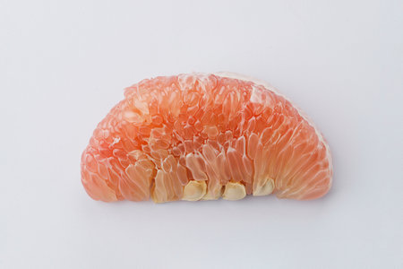 Grapefruit Red Pomelo on White Table,の写真素材